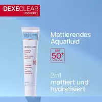 DEXECLEAR mattierendes Aquafluid SPF50+ 40 ml