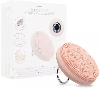 StylPro Routine Facial Cleansing Device - Sonic Vibration Deep Cleanser for All Skin Types Adjustable Intensity SFC01A