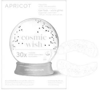 Apricot Wiederverwendbare Augenpad mit Hyaluron - White Glitter Patch per gli occhi 2 pz.