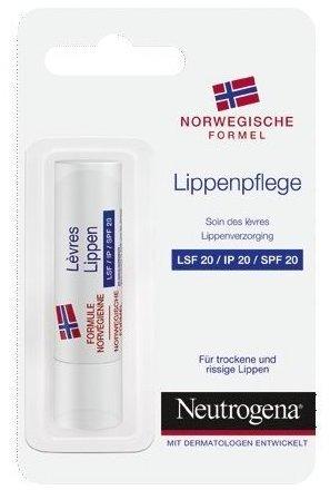 Norwegische Formel Lippenpflege LSF 20 (4.8g) Lippenpflegestift Eigenschaften & Allgemeine Daten Neutrogena Norwegische Formel Lippenpflege LSF 20 (4,8g)