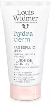 Louis Widmer hydraderm Tagesfluid UV 15 unparf&uuml;miert (50 ml)