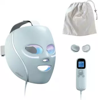 Shark CryoGlow LED-Maske + Kühlung der Augenpartie – Blau FW312EU