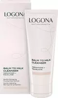 LOGONA Gesichtsreinigungsgel "BALM TO MILK CLEANSER" Balm-to-Milk-Textur, f&uuml;r