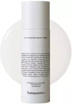 Transparent Lab C4 Hydrating Milky Toner 130ml