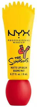 NYX The Simpsons Smushy Matte Lip Balm 8 ml Rebel Red