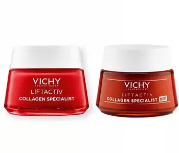Vichy Liftactiv Collagen Specialist Creme + Nacht Crem 50+50 ml