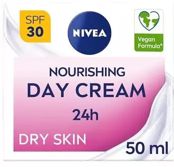 Nivea 24h Nourishing Moisturiser SPF30 (50ml)