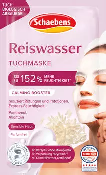 Schaebens Reiswasser Tuchmaske 1 Stk.