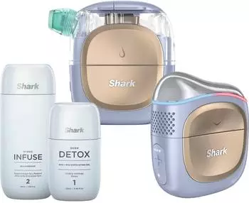 Shark FacialPro Glow + DePuffi Hydro-Powered Facial System Purple