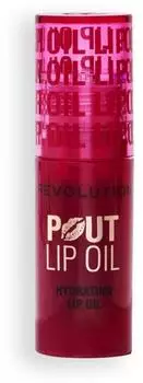 Revolution Pout Lip Oil (4ml) Cherry Red