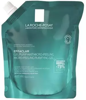 La Roche Posay Effaclar Reinigendes Mikro-Peeling Gel Eco-Nachf&uuml;llpack 400ml