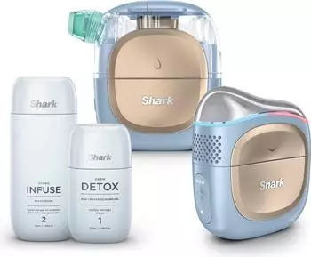 Shark FacialPro Glow + DePuffi Hydro-Powered Facial System blue FH320EU