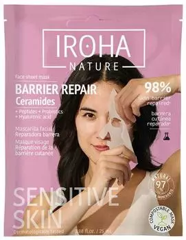 Iroha Barrier Repair Ceramides Face Sheet Mask 25 ml