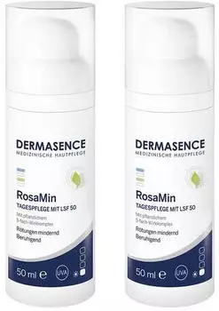 Dermasence RosaMin Tagespflege LSF 50 Emulsion (2x50ml)