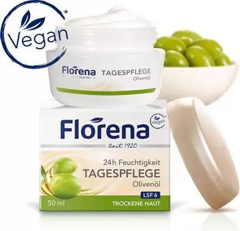 Florena Tagespflege Olivenöl & Vitamin E LSF 15 (50ml)