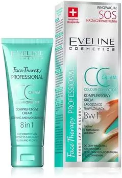 Eveline Face Therapy Colour Corrector 8-in-1-CC-Gesichtscreme, 30 ml