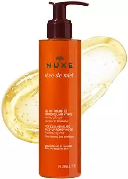 NUXE R&ecirc;ve de Miel Face Cleansing and Make-up remover gel (200 ml)