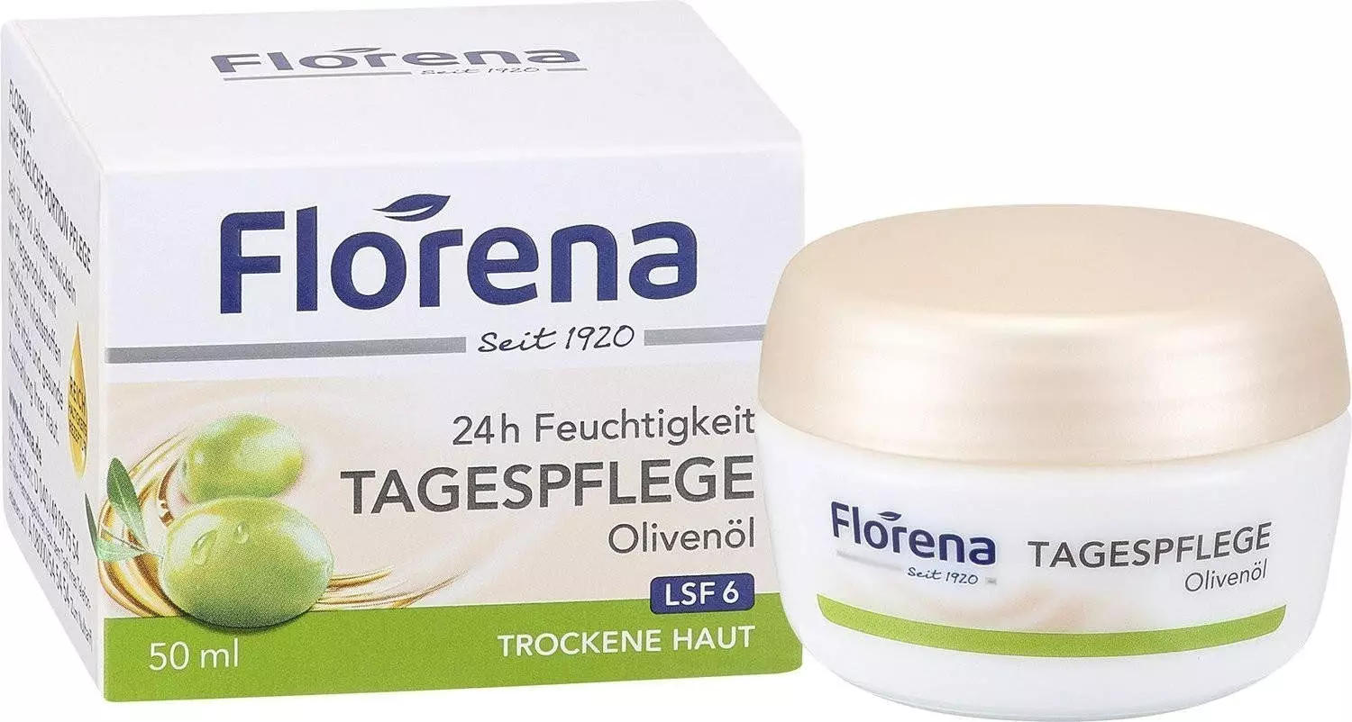 Florena Tagespflege Olivenl LSF 6 (50ml) Test Gesichtscreme