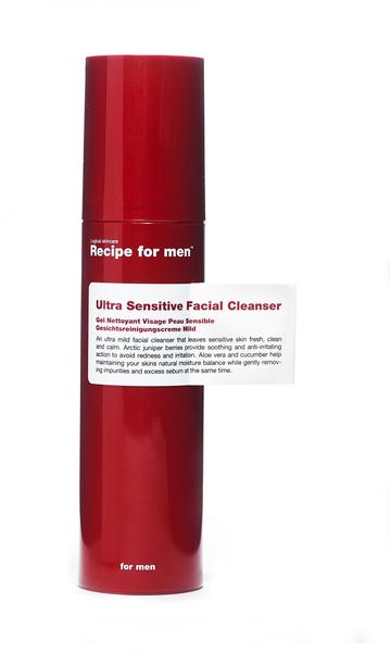 Recipe for Men Ultra Sensitive Facial Cleanser (100ml)