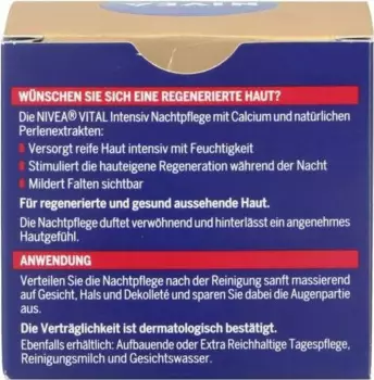 Nivea Vital Regenerierende Nachtcreme (50ml) – Intensive Feuchtigkeitspflege für reife Haut