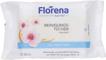 Florena Reinigungstücher Mandelöl (25 Stk.)