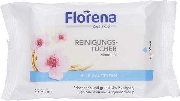 Florena Reinigungstücher Mandelöl (25 Stk.)