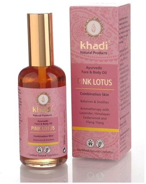 Khadi Pink Lotus Gesichts- und Körperöl (100ml)