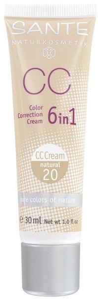 Sante Color Correcting Cream 6 in 1 - 20 natural (30ml)