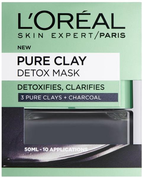 L'Oréal Pure Clay Charcoal Detox Mask (50 ml)