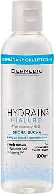 Dermedic Hydrain3 Hialuro Mizellarwasser H2O (100ml)