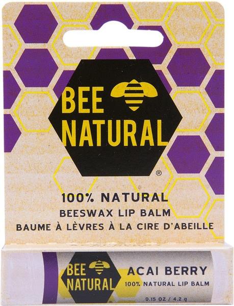 Bee Natural Lippenpflege-Stift Acai Beere (4,25g)