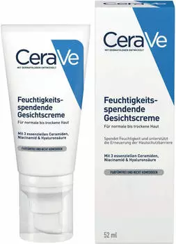 CeraVe Feuchtigkeitsspendende Gesichtscreme (52ml)