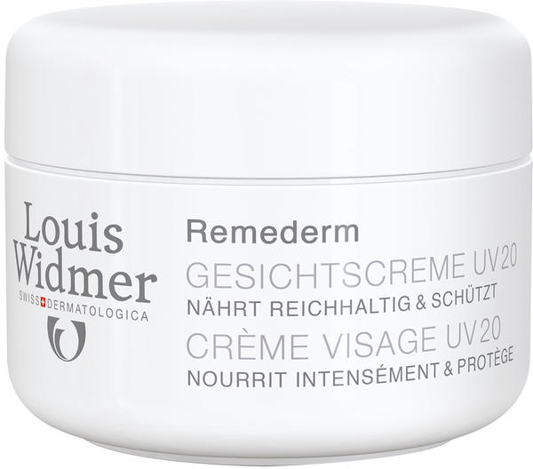 Louis Widmer Remederm Gesichtscreme leicht parfümiert UV20 (50ml)