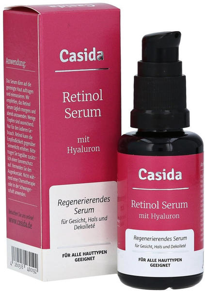 Casida Retinol Serum mit Hyaluron (30ml)