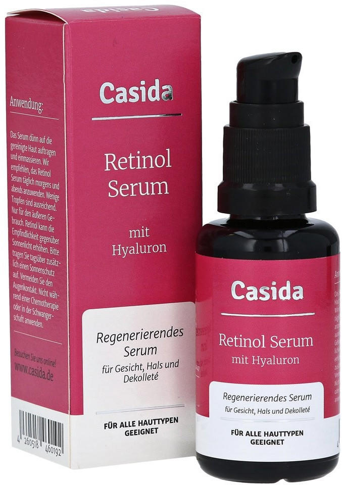Casida Retinol Serum mit Hyaluron (30ml) Test - ❤️ Testbericht.de Mai 2022