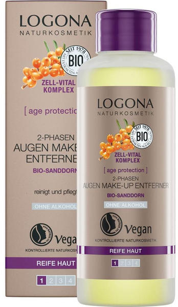 Logona Age Protection 2-Phasen Augen Make-up Entferner (100ml)