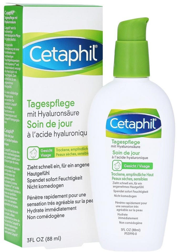 Cetaphil Tagespflege mit Hyaluronsäure (88ml) Test: ❤️ TOP Angebote ab  12,29 € (Juni 2022) Testbericht.de