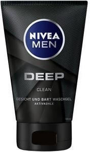 Nivea Men Deep Clean Gesicht & Bart Waschgel (100ml)