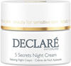 Declaré 5 Secrets Night Cream 50 ML, Grundpreis: &euro; 742,20 / l