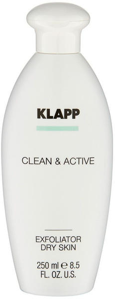 Klapp Clean & Active Exfoliator Lotion Dry Skin (250ml)