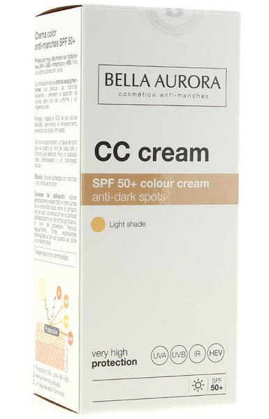 Bella Aurora colour cream antistains SPF50+