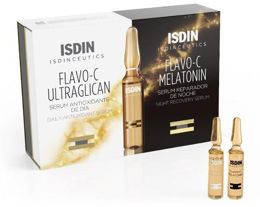 Isdin Isdinceutics Flavo-C Ultraglican & Melatonin (10 + 10 ampoules)