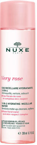 NUXE Very Rose 3-In-1 feuchtigkeitsspendendes Mizellenwasser (200ml)