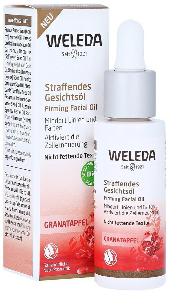 Weleda straffendes Gesichtsöl Granatapfel (30ml) Test TOP Angebote ab 14,62  € (April 2023)