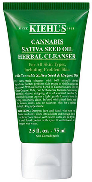 Kiehl’s Cannabis Sativa Seed Oil Herbal Cleanser (75ml)