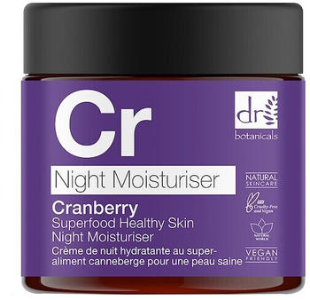 Dr. Botanicals Cranberry Superfood Healthy Skin Night Moisturiser (60ml)