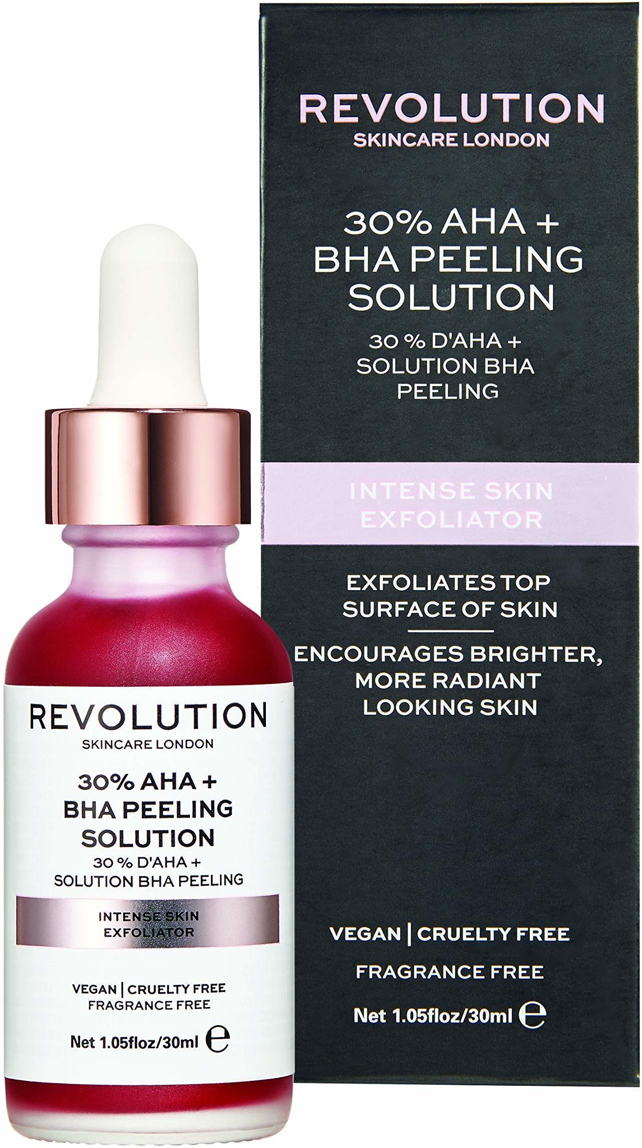 Revolution Skincare 30% AHA + BHA Solution (30ml) Test TOP Angebote ab  10,40 € (Februar 2023)