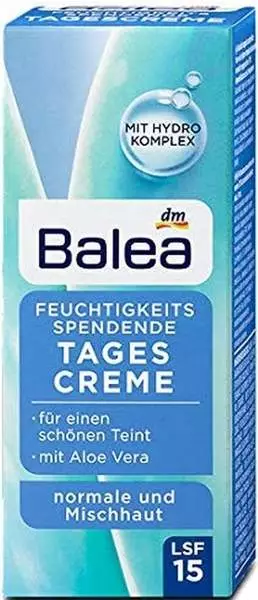 dm Balea Feuchtigkeitsspendende Tagescreme Test  ab 6,99