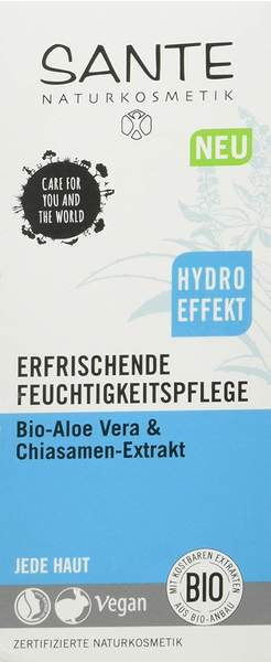 Allgemeine Daten & Eigenschaften Sante Naturkosmetik Sante Feuchtigkeitspflege Bio-Aloe Vera & Chiasamen-Extrakt (50ml)