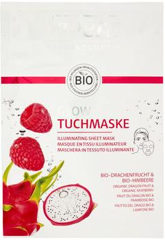 Lavera Glow Tuchmaske Bio-Drachenfrucht & Bio-Himbeere